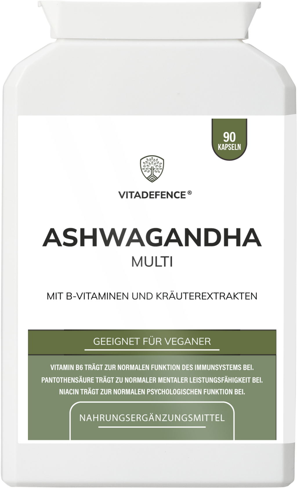 Ashwagandha Capsules — 90 Vegan Capsules