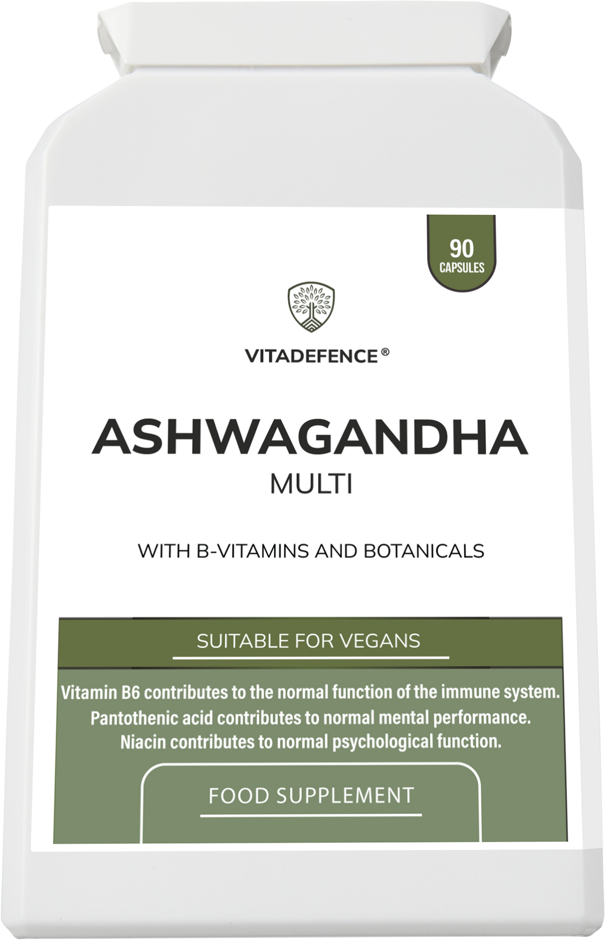 Ashwagandha Capsules — 90 Vegan Capsules