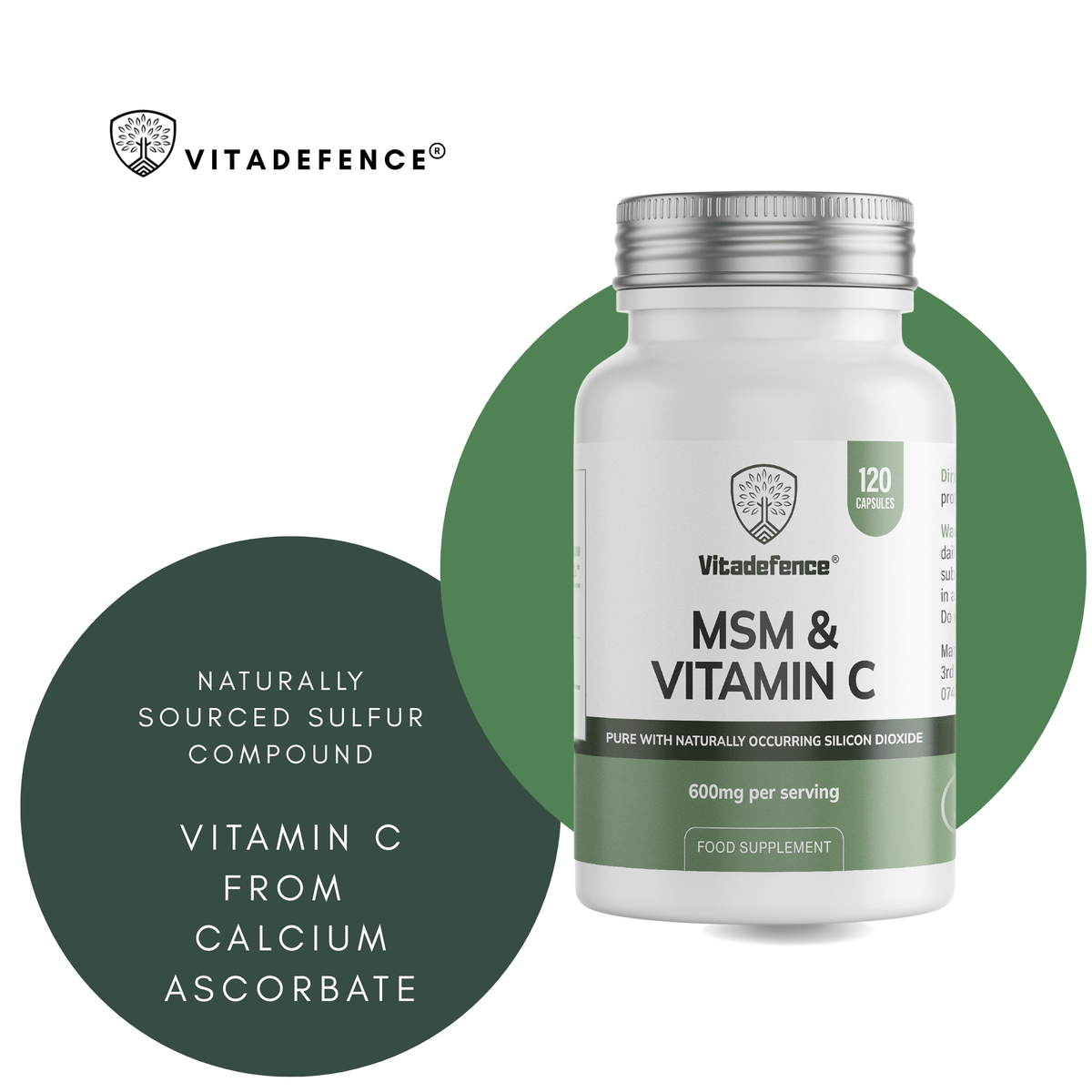 MSM + Vitamin C — 120 Count