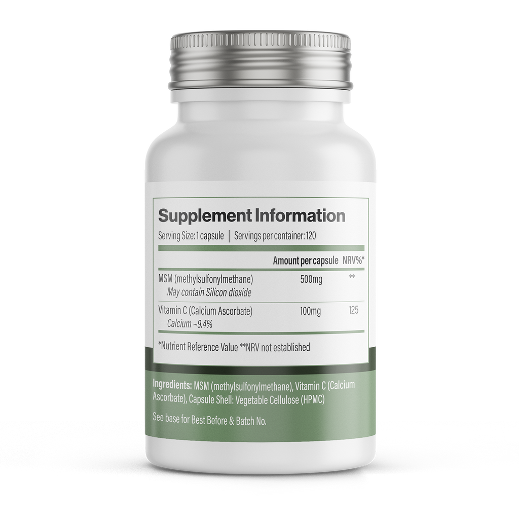 MSM + Vitamin C — 120 Count